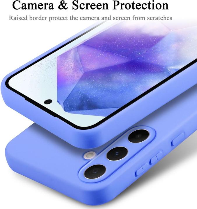 Produktbild Cadorabo Hülle für Samsung Galaxy A55 TPU im Liquid Schutz Silikon Design (Samsung Galaxy A55)