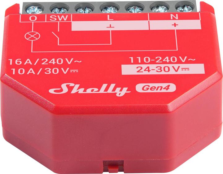 Actual product image Shelly 1PM Gen4 (Switch actuator)
