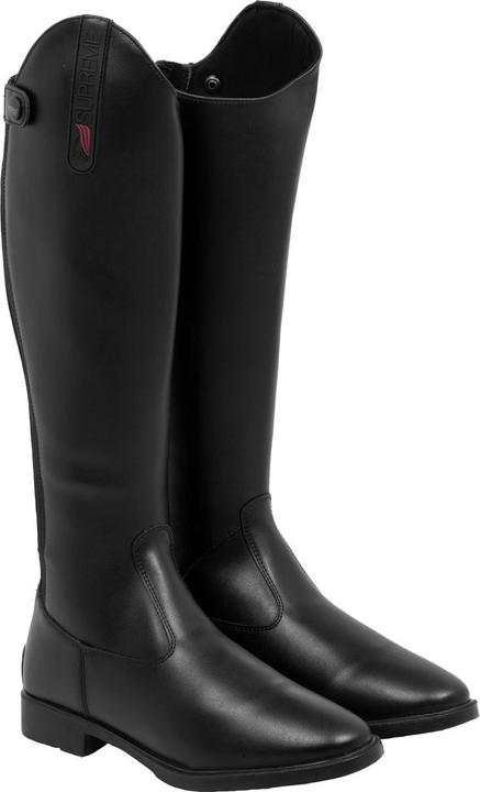 Supreme Damen Reitstiefel aus glattem Synthetik (40)
