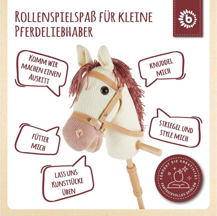 Actual product image Bieco Ginger hobby horse