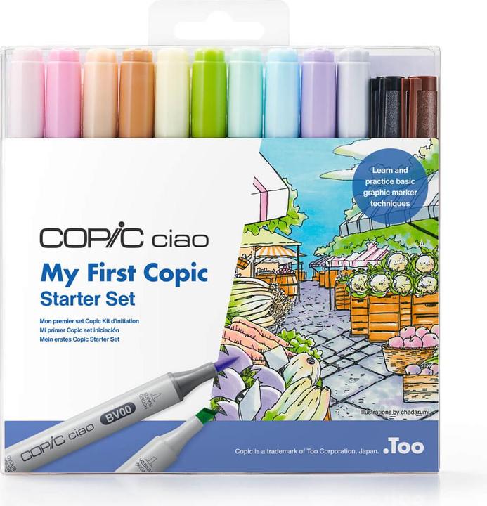 Actual product image Copic Marker ciao "My First Starter Set" (Multicoloured, 12 x)