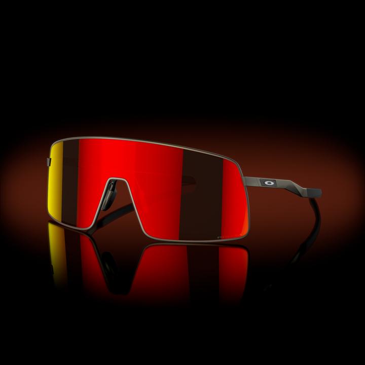 Actual product image Oakley Sutro Ti (prizm ruby, Satin carbon)
