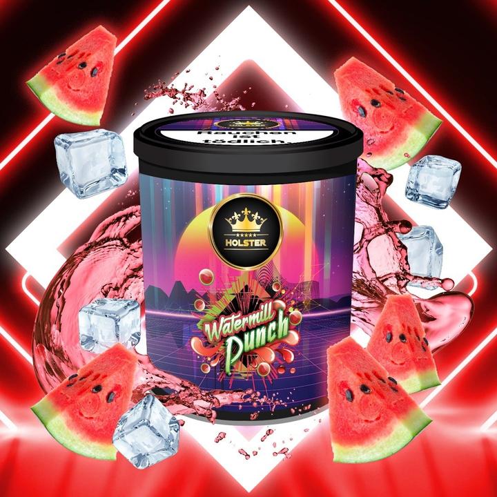 Holster Shisha tobacco - Watermill Punch 200g (Watermelon, 200 g)