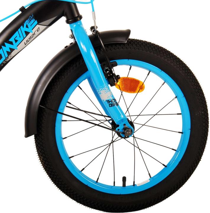 Immagine prodotto Volare Thombike Kinderfiets - Jongens - 16 pollici - Zwart Blauw - Twee Handremmen (16")