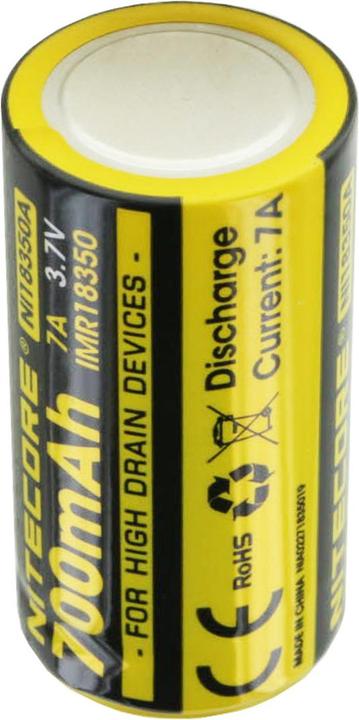 Immagine prodotto Nitecore Batteria 18350 Li-Ion IMR