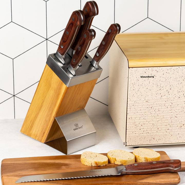 Produktbild Kinghoff Kitchen Knives In The Kh-3463 Block (22 cm)