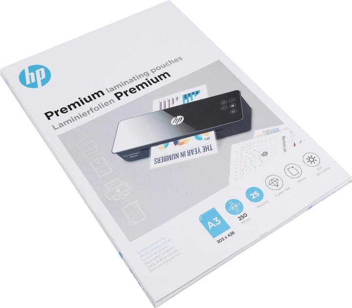 Image du produit HP Film à plastifier Premium A3, 250 microns, 25 pièces, brillant (A3, 25 pièce(s), 250 µm)