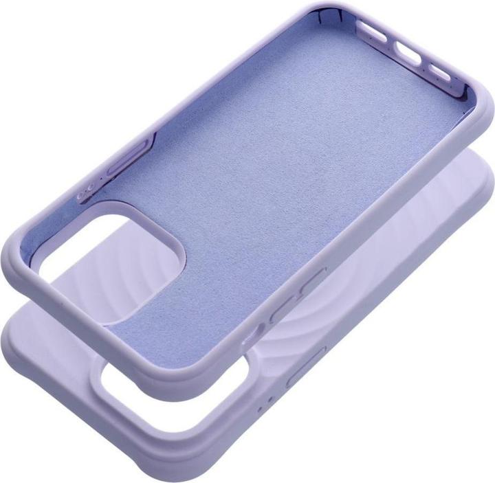 Produktbild OEM Back panel cover Silicone Zephyr Mag Cover compatible with MagSafe do IPHONE 13 lilac (Apple iPhone 13)