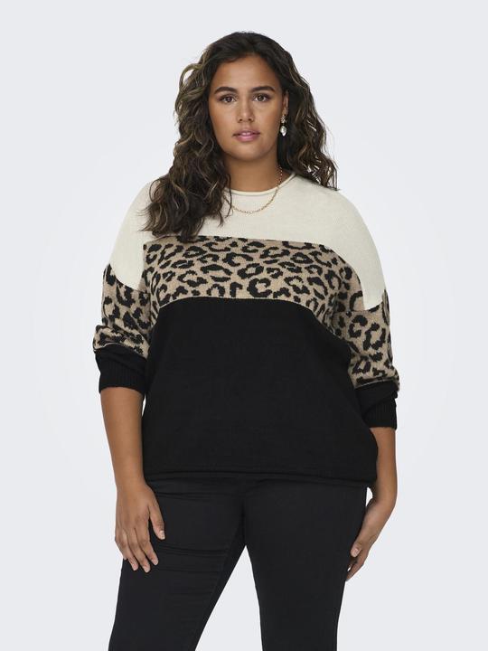 Actual product image Only Curvy Round Neck Knit Sweater (XL)