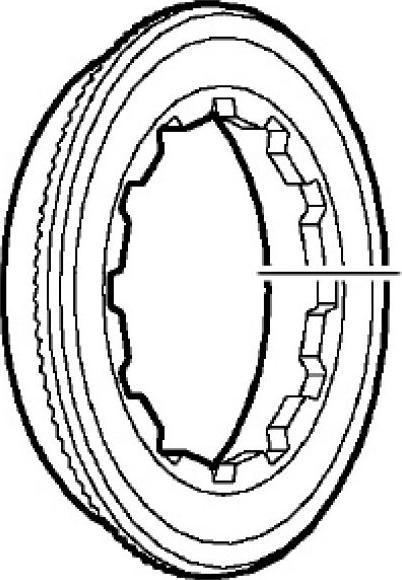 Actual product image Shimano Locking ring CS-HG62