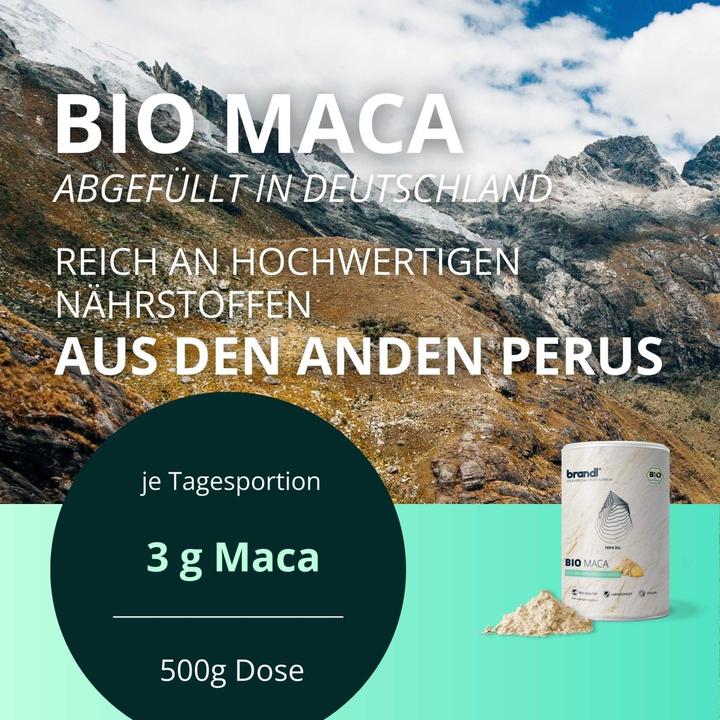 Actual product image Brandl Maca Vegan (1 Piece, Powder, 500 g)