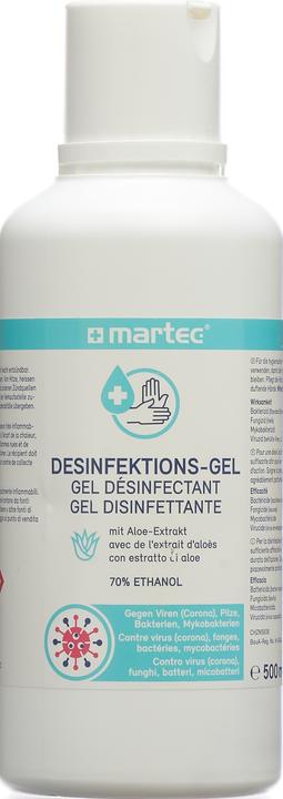 Image du produit Martec Gel de désinfection (500 ml)