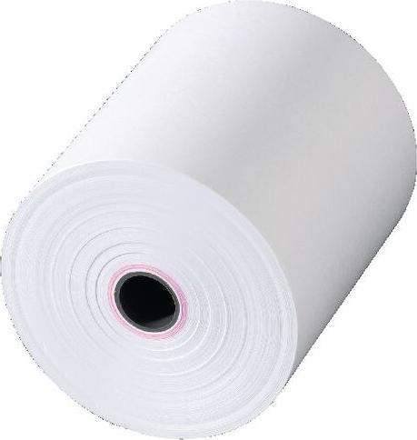 Produktbild Viking Kassenrolle 7,6 (B) x 4700 (L) x 1,2 ⌀ cm 60 g/m² Glatt Weiss 5 Rollen