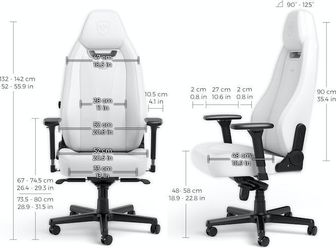 Image du produit noblechairs LEGEND - Édition blanche