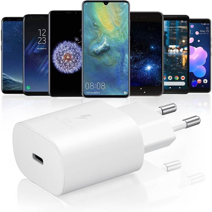 Immagine prodotto Samsung EP-TA800EWE Caricatore per smartphone USB-C® con funzione di ricarica rapida 25 W senza cavo (25 W)