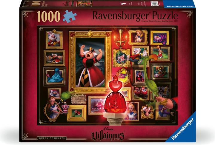Produktbild Ravensburger Puzzle 1000 Teile 12000038 - Disney Villainous Herzkönigin - Die beliebten Charaktere (1000 Teile)