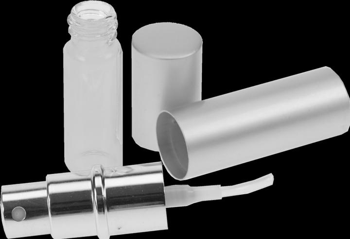 Produktbild Taschenzerstäuber, Aluminium, Silberfarben, für 5 ml, Höhe 8 cm (5 ml)