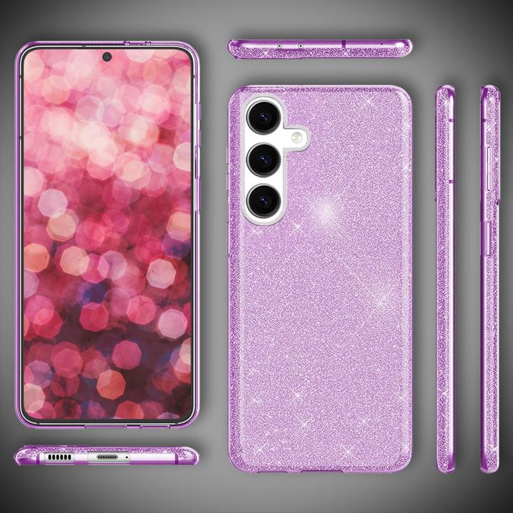 Actual product image Nalia Glitter hybrid cover (Samsung Galaxy S24)