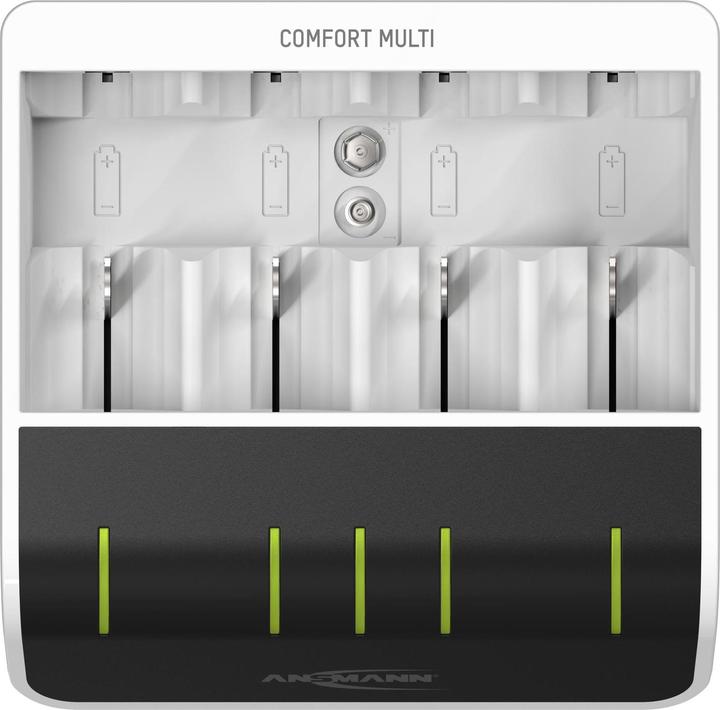 Actual product image Ansmann Comfort Multi Charger (1 pcs., C, D, AAA, AA, 800 mAh, Chargers without battery)