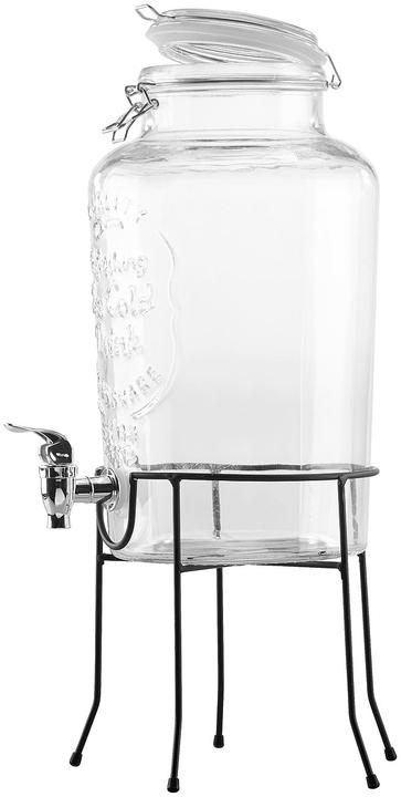 Produktbild Pearl 2er-Set Retro-Getränkespender mit Ständer & Zapfhahn
