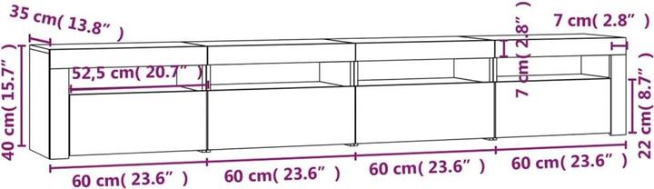 Immagine prodotto VidaXL Annikki (240 x 35 x 40 cm)