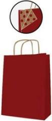 Immagine prodotto Agipa Borsa di carta - in carta kraft, piccola, rossa (1 Pezzo/i)