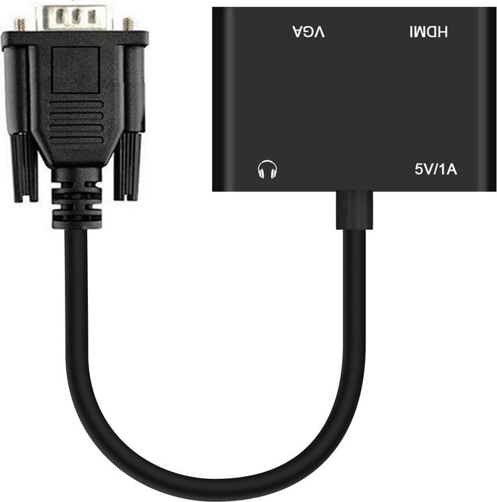 Immagine prodotto Avizar VGA / HDMI + VGA con connettore da 3,5 mm (HDMI, VGA, 2 cm)