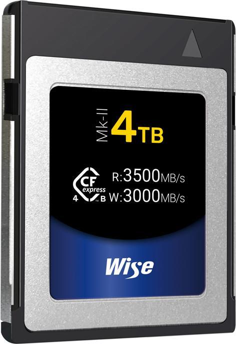 Actual product image Wise CFexpress 4.0 Type B Mk-II 4TB WI-CFX4-B4096M2 (4 GB, CFexpress type B)