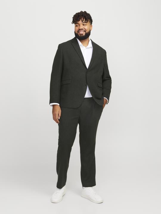 Actual product image Jack & Jones Plus size slim fit suit single-breasted blazer and trousers (70)