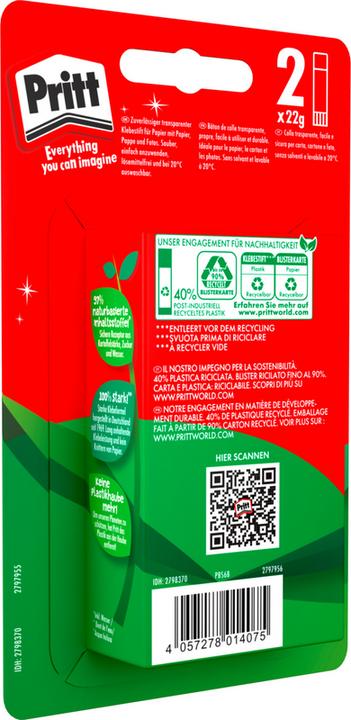 Produktbild Pritt Klebestift 2x22g Alles steht Kopf 2