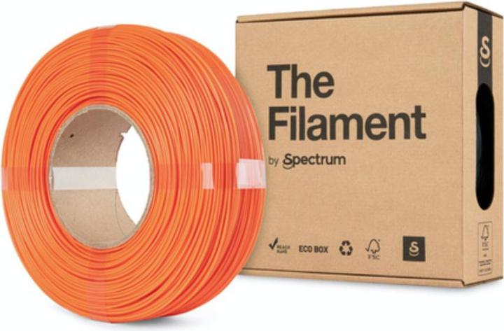 Immagine prodotto Il filamento ReFill PLA 1,75 mm MACHINERY ORANGE 1kg (PLA, 1.75 mm, 1000 g, Arancia)