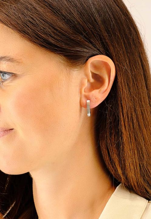 Actual product image Muau Creoles (White gold)