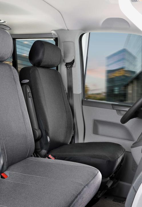 Actual product image Walser Seat covers for VW T4 single seat front polyester for BJ 10/1998 03/2003