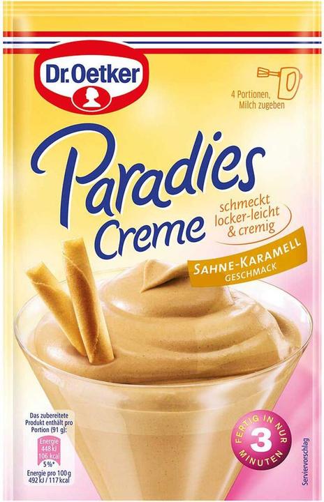 Image du produit Dr. Oetker Crème de Paradis (65 g)