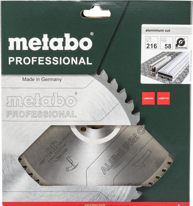 Image du produit Metabo Coupe d'aluminium - Professionnel
