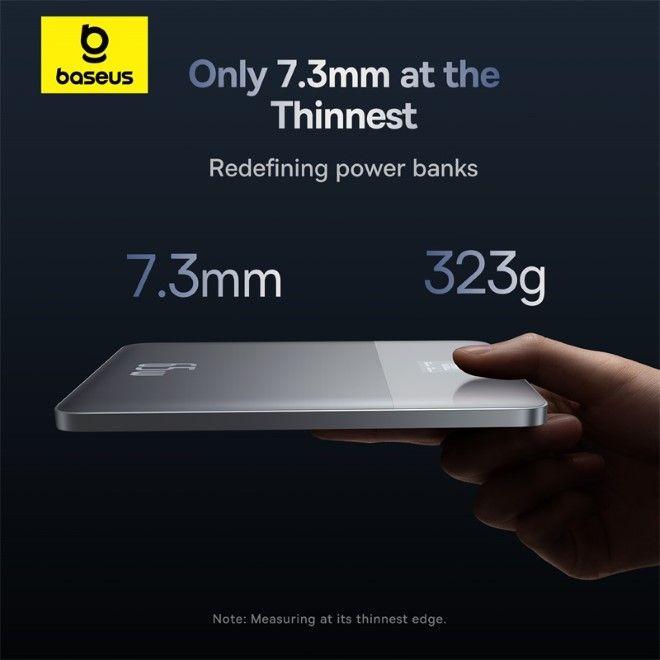 Actual product image Baseus Blade2 Series Fast Charge Powerbank 65W 12000mAh (12000 mAh, 65 W, 65 Wh)