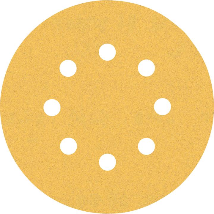 Bosch Professional Zubehör EXPERT C470 Schleifpapier mit 8 Löchern für Exzenterschleifer, 125 mm, G 120, 50-tlg. (120)