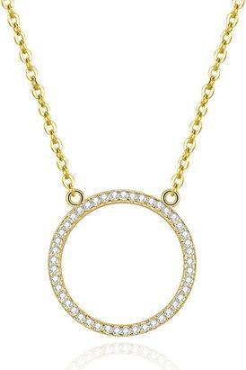 Actual product image Beneto Gold-plated necklace with round pendant AGS1224 / 47-GOLD (L)