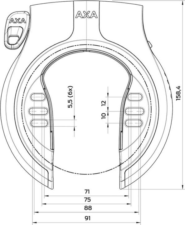 Produktbild AXA Victory Retractable (5.80 cm)