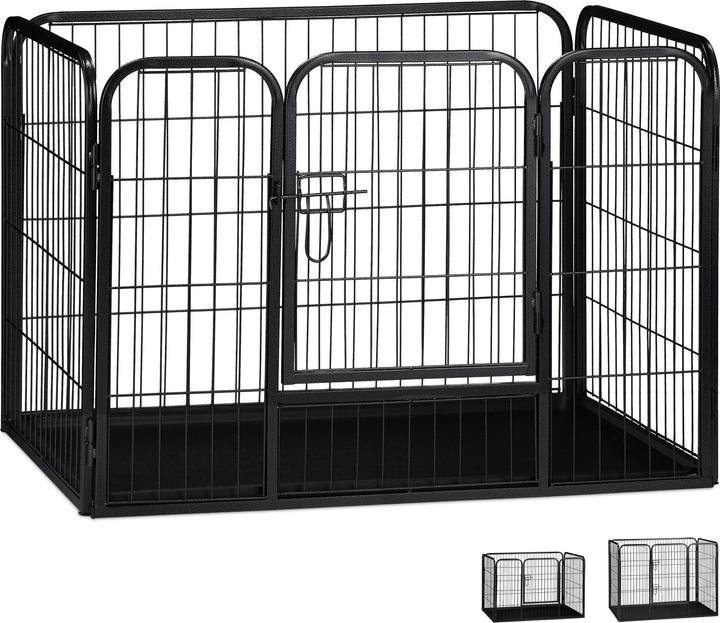 Immagine prodotto Relaxdays Recinzione per cuccioli con pavimento