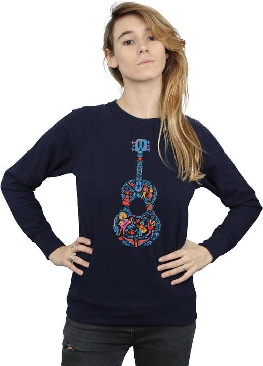 Disney Coco Guitar Pattern Sweatshirt (XL)