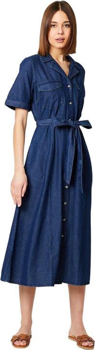 Actual product image Dorothy Perkins Womens/Ladies Denim Button Through Midi Dress (38 D)