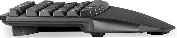 Image du produit Perixx PERIBOARD-613 DE B, Clavier ergonomique compact sans fil, noir (DE, Sans fil)