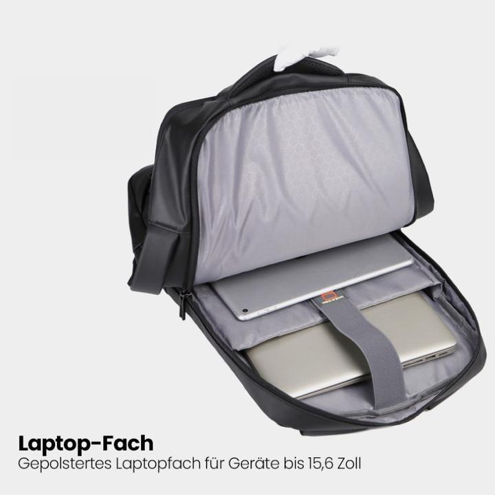 Produktbild Okade - S58 Business-Rucksack mit USB-Anschluss - Für Laptops bis 15,6” - Schwarz