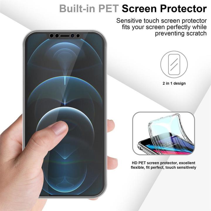 Productafbeelding Cadorabo TPU 360 graden hoesje (Apple iPhone 12)