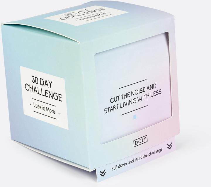 Actual product image Doiy 30 Day Challenge Box Less is More (English)