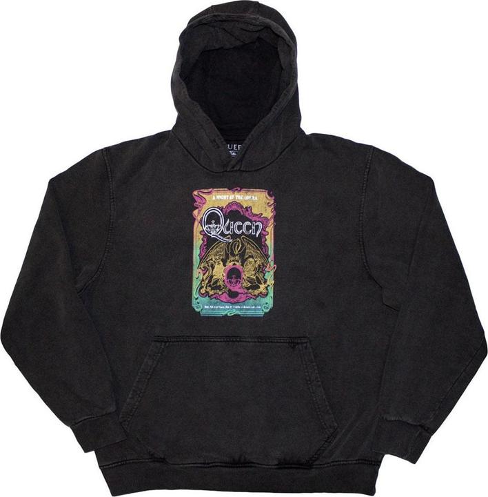 Actual product image Queen Unisex Adult A Night At The Opera Tour '76 Pull Over Hoodie (L)