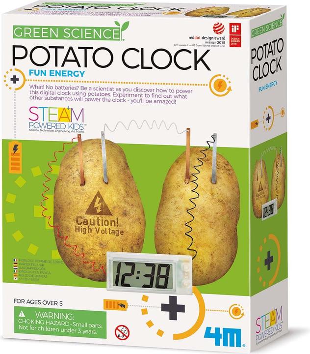 Actual product image 4M Potato clock