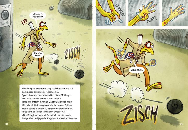 Produktbild Inspektor Salamander – Ins Netz gegangen (Deutsch, Markus Grolik, 2024)