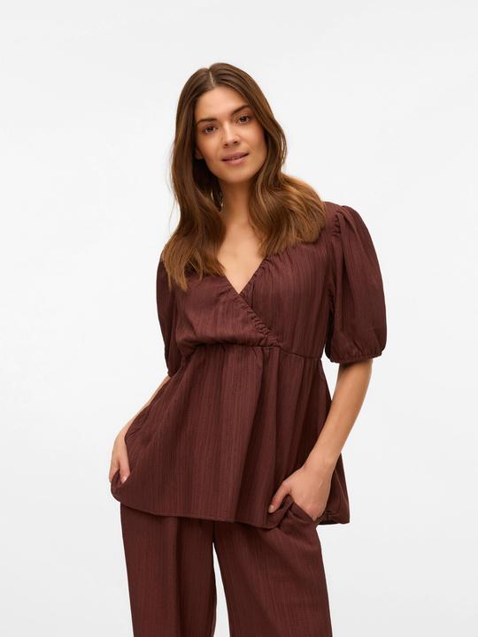 Image du produit Mamalicious Normal geschnitten Rundhals Top Bluse (M)